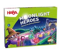 HABA Moonlight Heroes - Jeu de Collecte Stratégique et Magique - 5 Ans+ - Château en 3D avec Pierres Précieuses - 1306482003