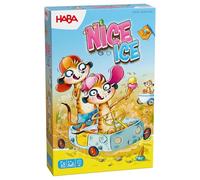HABA Jeu de course Nice Ice – Piste variable, parties rapides – Dès 5 ans – Boîte compacte
