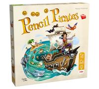 HABA Pencil Pirates - Aventure de Pirates avec Chasse au trésor & Cartes maritimes : Tracez des Lignes & dirigez-Vous vers Les îles, collectionnez Les trésors - dès 8 Ans - 2012233002