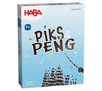 HABA Piks & Peng - Qui suroffre les autres ? - Jeu de cartes tactique pour enfants à partir de 7 ans avec porc-épic et ballons, pour 2 à 4 joueurs - 2012920001
