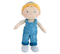 HABA Poupée câline Lasse Poupée en Tissu Toute Douce de 25 cm, pour bébés et Tout-Petits - sans Scratch ni Coutures gênantes, dès 6 Mois - pour Les Premiers câlins - 2011847001