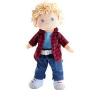 Haba poupée peluche Nick bleu/rouge 30 cm Bleu G