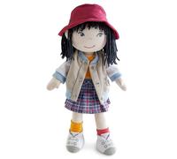 HABA Poupée Yuki Poupée en Tissu Cool de 30 cm pour Tout-Petits - Facile à Habiller et déshabiller, Facile à Entretenir et Lavable - Dès 18 Mois - 2011829001