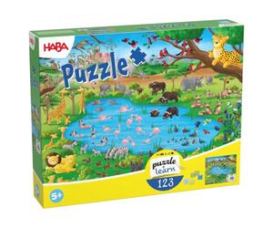 HABA Puzzle 1-20 - Apprendre Les Chiffres dès 5 Ans - Jeu éducatif | Apprendre en jouant : combine puzzle, comptage et sens des quantités pour les enfants d'âge préscolaire.