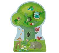 HABA Puzzle en Bois Animaux de la Forêt - Puzzle 3D Découverte 3 Niveaux - Trouvez Les Animaux Couche par Couche - Puzzle en Bois Éducatif pour Enfants à partir de 3 Ans - 1306939001