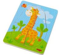Haba puzzle en bois animaux sauvages 10 pièces G