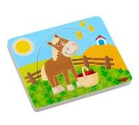 Haba puzzle en bois joyeuse vie à la campagne 5-pièces Multicolore G