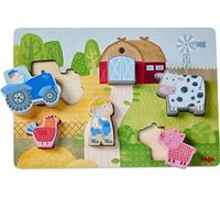 HABA - Puzzle en Bois Petite Ferme - Jeu en Bois - 12 Mois et Plus - 306289
