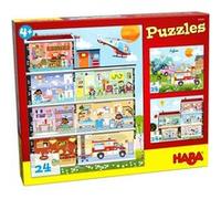 HABA Puzzle Mon petit hôpital – 3 x 24 pièces