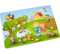 HABA Puzzle Le Verger – 9 pièces multicolore