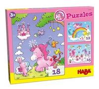 HABA - Puzzles Licornes dans Les Nuages, 300299