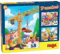Haba Puzzles Engins De Chantier
