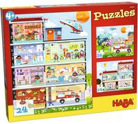 HABA Puzzle Mon petit hôpital – 3 x 24 pièces