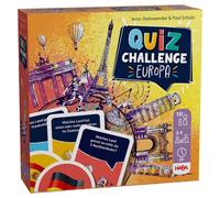 HABA 2012198001 Quiz Planet Europe - avec 180 Cartes Quiz & de Nombreuses Questions - Jeu de Souvenirs ou Cadeau pour Les Joueurs à partir de 10 Ans
