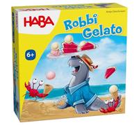 HABA Robbi Gelato 2012195001 Jeu d'adresse pour Enfants à partir de 6 Ans Idéal pour Les déplacements, favorise la motricité Fine et la Concentration