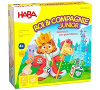HABA Roi & Compagnie Junior - Jeu de dés pour Enfants à partir de 4 Ans - Jeu de société pour 2-4 Joueurs - Règles Simples, Grand Plaisir de Jeu - Fabriqué en Allemagne - 1307126003