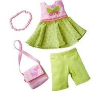 Haba set Vlinderde vêtements 30 cm vert/rose Vert G