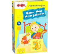 HABA société-Mes Premiers Mémo - Maxi et Ses Peluches-Jeu de mémoire-306063, Coloré