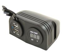 Haba socle en saillie avec ports USB et voltmètre