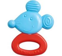 Haba souris de dentition junior 9,5 x 9 cm silicone rouge/bleu G