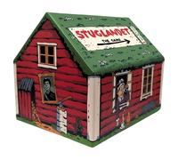 HABA Stuglandet - L'Aventure des cabanes scandinaves : Jeu de stratégie Tactique avec 48 cabanes en Bois de qualité pour 2-4 Joueurs à partir de 8 Ans