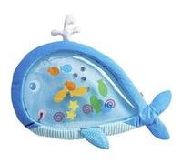 HABA - Eveil Aquatique Grande Baleine - 305557 - Tapis d'éveil Marin - Dès 6 Mois - 65 x 55 cm Coloré