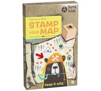 HABA Terra Kids Ensemble de Tampons Enfants Chasse au Trésor - Jeu Pirate DIY avec 8 Motifs, 4 Encriers et 3 Pièces d'or - Chasse au Trésor Créative pour Enfants dès 4 Ans - 2013843001