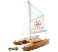 HABA Kit d'assemblage Catamaran Terra Kids - Bateau à voile Jeu d'extérieur 8 ans et plus