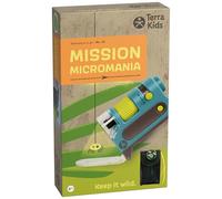 HABA Terra Kids Microscope de Poche pour Enfants - Mini Microscope avec Zoom 60-120x & Double Éclairage, Étui Inclus - Jouet d'Éveil Scientifique dès 4 Ans - 2013655001
