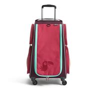 HABA Valise Armoire Enfant Baie - Valise Enfant Durable en Polyester recyclé + Sac à Linge Sale, 3 étagères Amovibles, 4 Poches extérieures et 4 roulettes - A partir de 5 Ans - 1442797001