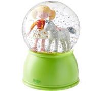Haba veilleuse Boule à neige Boule à neige Bonheur du cheval 15 cm vert Groen G
