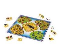 HABA Verger - Jeu coopératif dès 3 Ans, avec 40 Fruits en Bois colorés, pièces Robustes et règles Simples - Jeu de société Familial pour 1 à 8 Joueurs - 1004170001