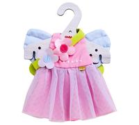 HABA Vêtements de poupées Magie des fées - Set 2 pièces dès 18 Mois pour poupées 30 cm - Robe en Tulle avec Ailes, Serre-tête à Fleurs Inclus - 1306243001