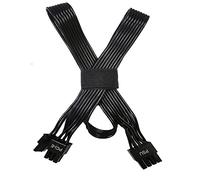 HABAGOU Câble PCIe - 65 cm (66 pouces) PSU 8 broches vers 6+2 broches PCIe câble d'alimentation pour GPU Corsair, Thermaltake, Aresgame