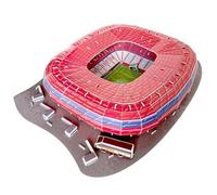 Habarri Allianz Arena Stadion Puzzle 3D - Puzzle-Stade 3D - Stade de Football 3D pour Les Enfants et Les Adultes - Modèle de Stade de Football - Maquette de Construction - 63 Éléments