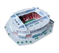 Habarri Mini Emirates Stadium Puzzle 3D - Puzzle-Stade 3D - Petit Stade de Football 3D pour Les Enfants et Les Adultes - Mini Modèle de Stade de Football - Maquette de Construction - 25 Éléments