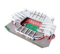 Habarri Mini Old Trafford Stadium Puzzle 3D - Puzzle-Stade 3D - Petit Stade de Football 3D pour Les Enfants et Les Adultes - Mini Modèle de Stade de Football - Maquette de Construction - 46 Éléments