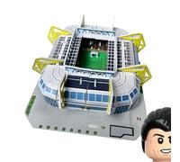 Habarri Mini Signal Iduna Park Stadium Puzzle 3D - Puzzle-Stade 3D - Petit Stade de Football 3D pour Les Enfants et Les Adultes - Mini Modèle de Stade - Maquette de Construction - 35 Pcs