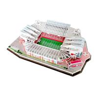 Habarri Old Trafford Stadion Puzzle 3D - Puzzle-Stade 3D - Stade de Football 3D pour Les Enfants et Les Adultes - Modèle de Stade de Football - Maquette de Construction - 138 Éléments