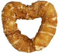 HABA's, Jouet à mâcher pour Chien saveur Coeur, 10 cm, idéal pour l'hygiène Dentaire, Durable et sûr, Parfait pour Les Chiens de Toutes Tailles, Modèle Tat, Box de 50 pièces, Forme Cœur