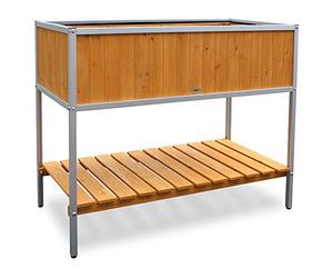 HABAU Jardinière surélevée avec Structure en Aluminium - Jaune
