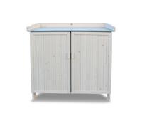 HABAU Table de jardin avec meuble bas, 98 x 48 x 95 cm (gris)