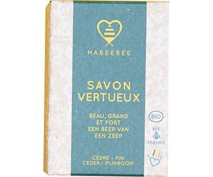 Habeebee Savon Hydratant Vertueux Cèdre-Pin 100g