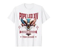 Habemus Papam 2025 Que Dieu bénisse le pape Léon XIV de Chicago T-Shirt