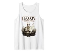 Habemus Papam Leo XIV World Tour Catholique Pape Vintage Débardeur