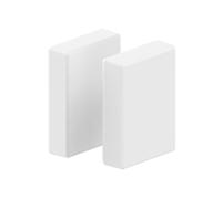 Habengut Embouts à Coller pour Montage de goulotte 40 x 60 mm Blanc