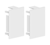 Cablecoach Habengut - Embouts pour le montage de la goulotte de câble - 40 x 60 mm - Blanc