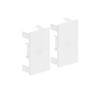 Habengut - Embouts pour Le Montage de la goulotte de câbles - 60 x 110 mm - Blanc