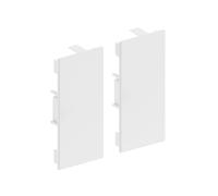 Habengut - Embouts pour Le Montage de la goulotte de câbles - 60 x 130 mm - Blanc