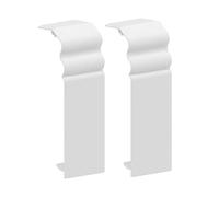 Habengut Lot de 2 connecteurs pour plinthes Berliner Profil en PVC Contenu : 2 pièces pour la Connexion de plinthes